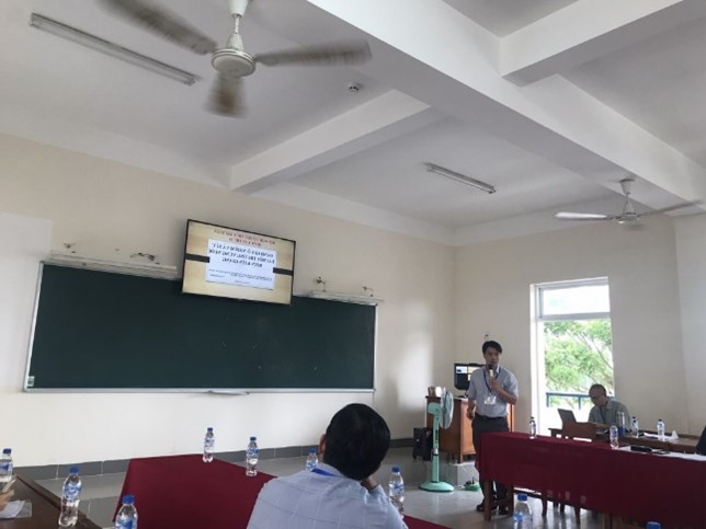Báo cáo nghiên cứu tại Hội nghị khoa học cơ hoc thủy khí toàn quốc lần thứ 26 tại Phú Yên