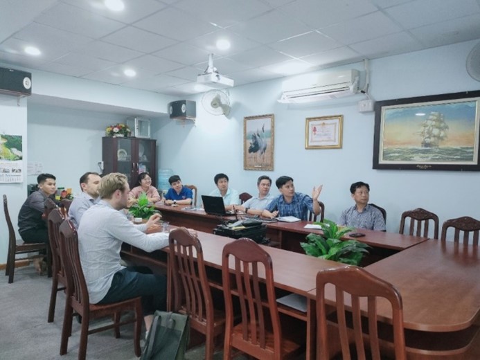 Trao đổi về việc nuôi trồng thủy hải sản chất lượng cao cùng các đoàn chuyên gia Hà Lan