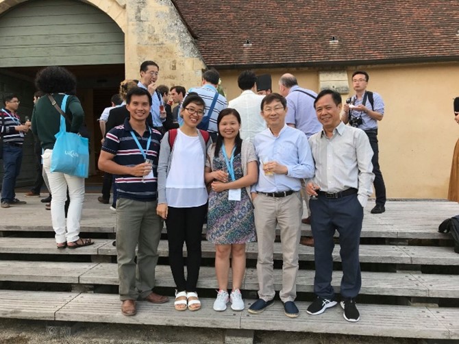 Tham dự hội nghị khoa học quốc tế Cửa sông-Ven biển tại Tp. Caen, Pháp cùng GS.TS Nguyễn Kim Đan